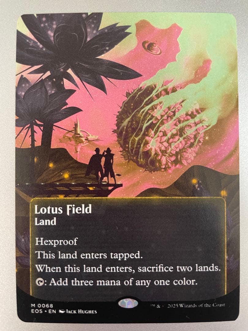 MtG 睡蓮の原野/Lotus Field 英語 星景 ４枚