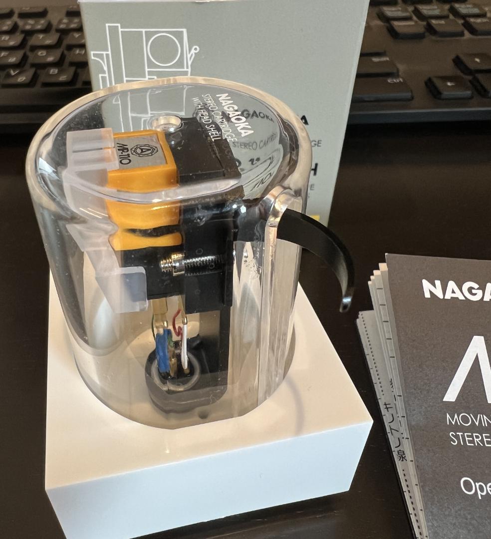 NAGAOKA MP型ステレオカートリッジ ヘッドシェル付 MP-110H