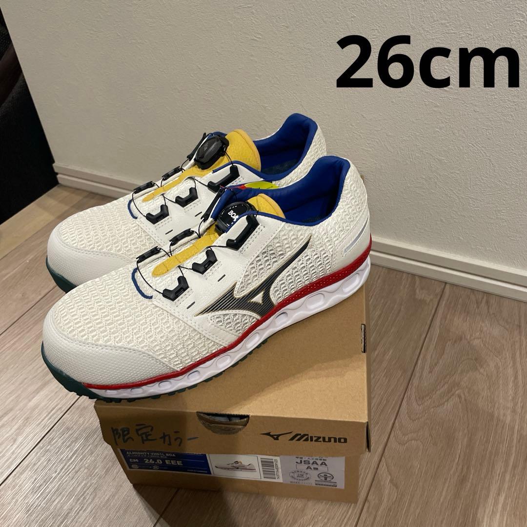 ミズノ 安全靴 F1GA241004 26センチ