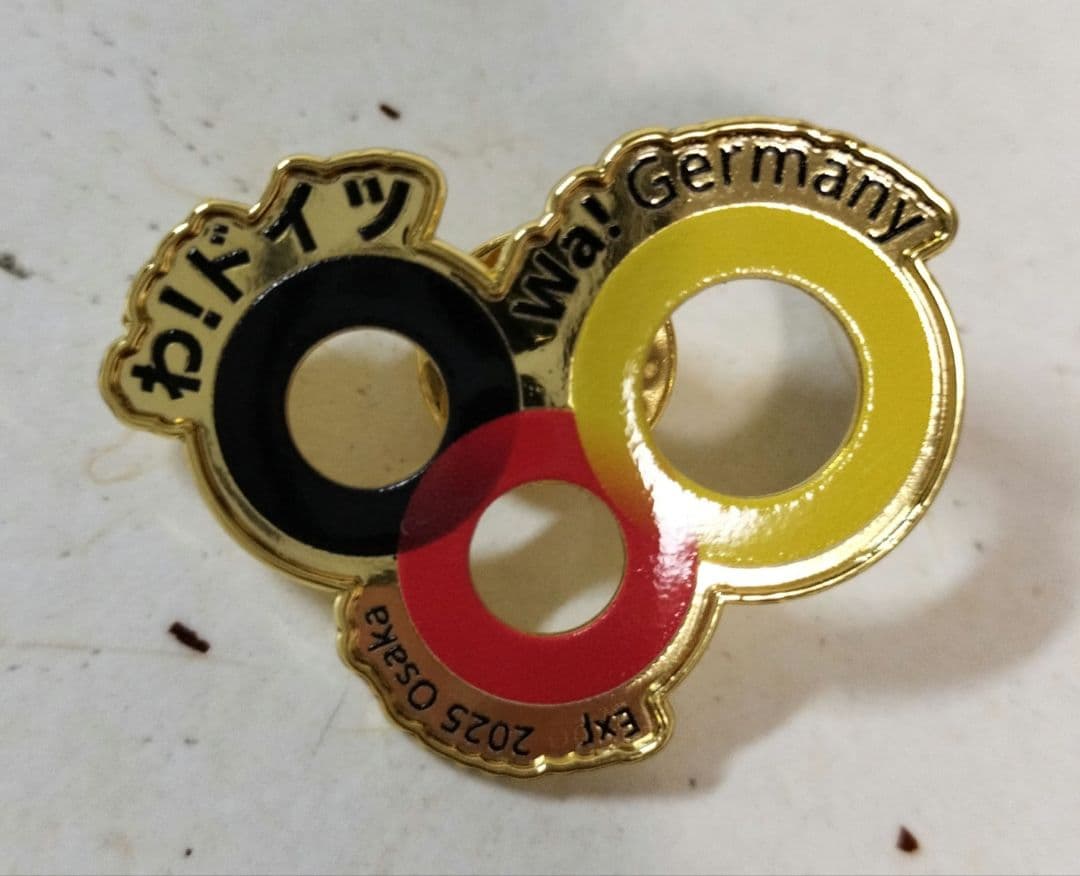 大阪関西万博　外国館　ドイツ館　ピンバッジ