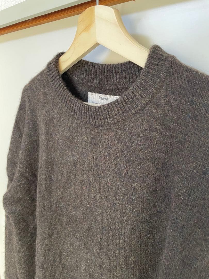 kaval カシミヤセーブルセーター