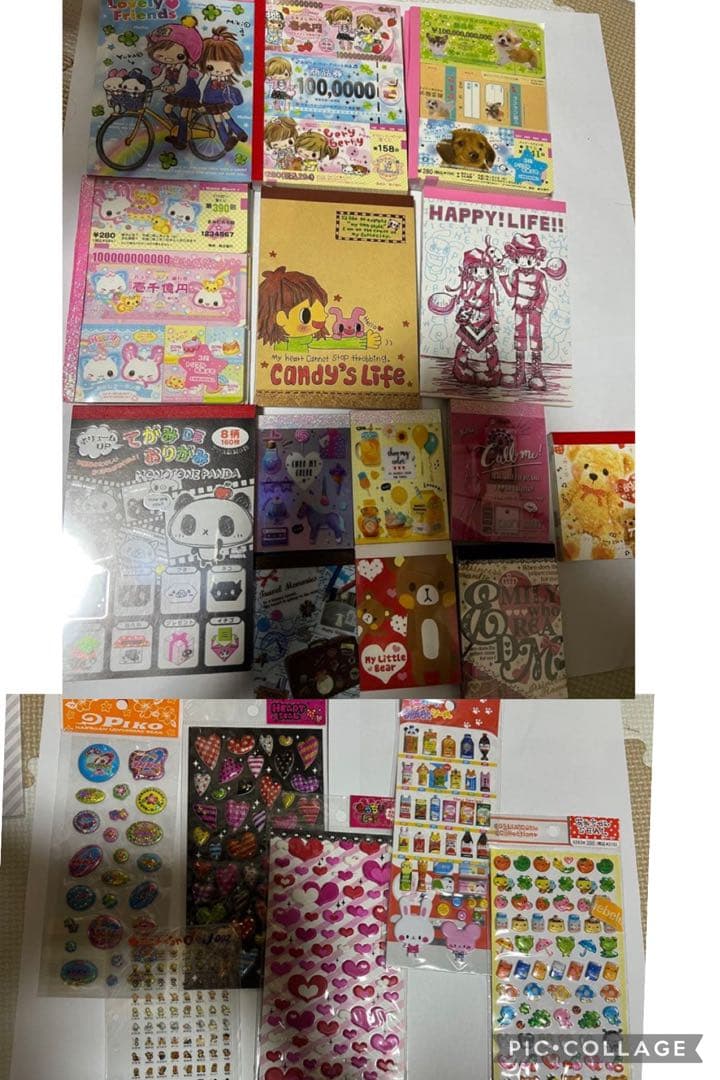 平成レトロ　メモ帳　PIKO シール　まとめ売り