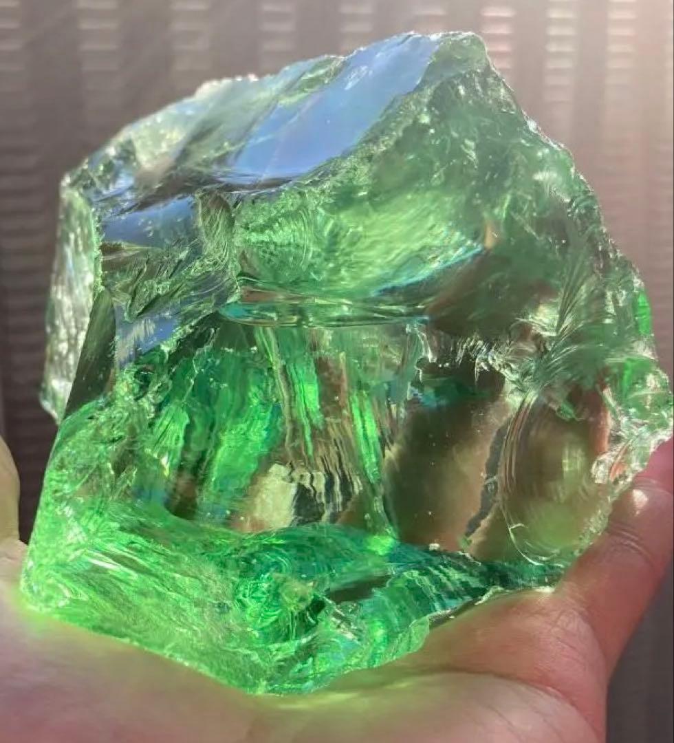 ✨本日限定セール✨アンダラクリスタル グリーン シエラネバダ産 約999g 特大