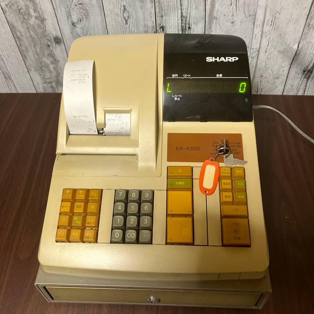 SHARP レジスターER-A300 ロールペーパー2個つき