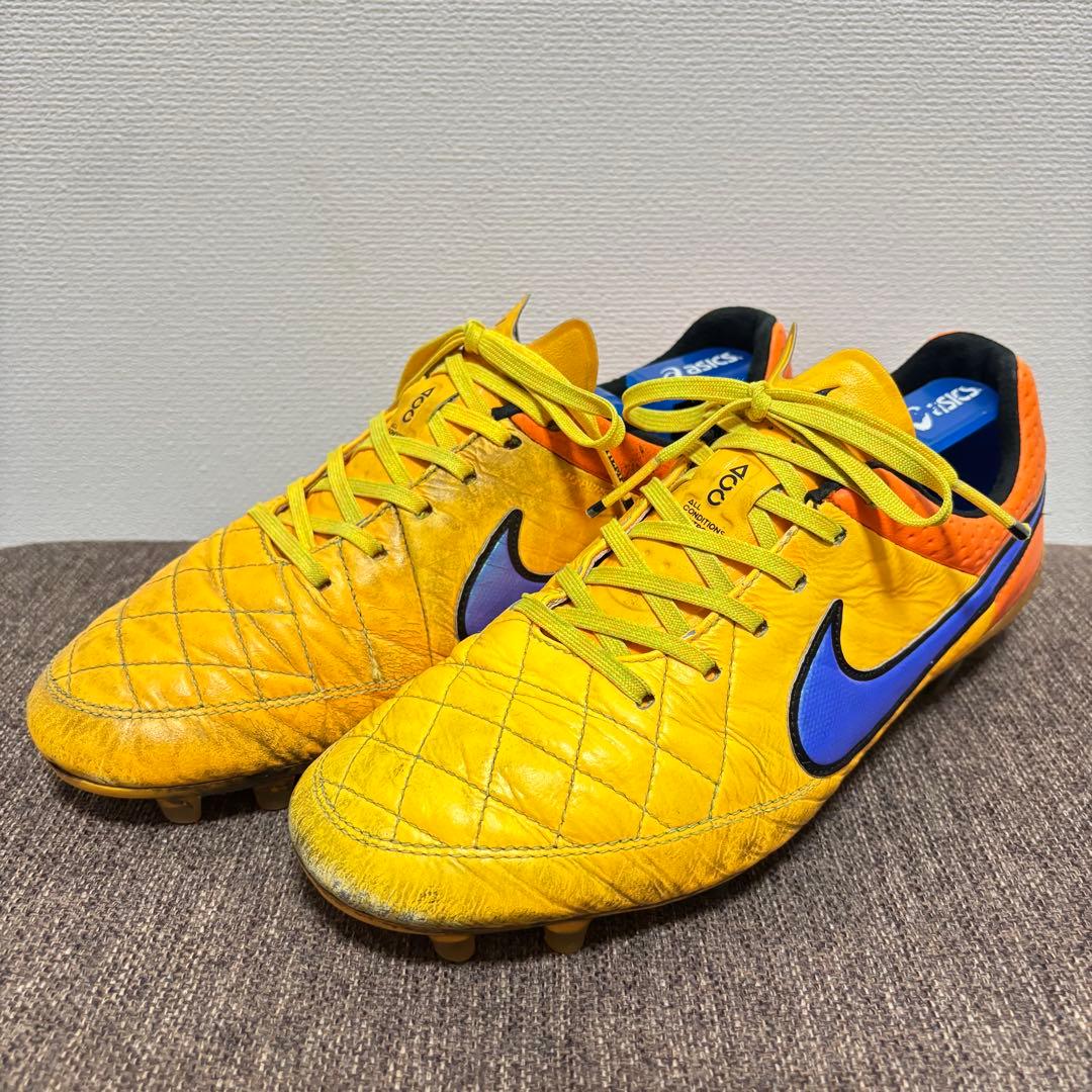 【希少】ナイキ　ティエンポレジェンド5 オレンジ　紫FG 25.5cm