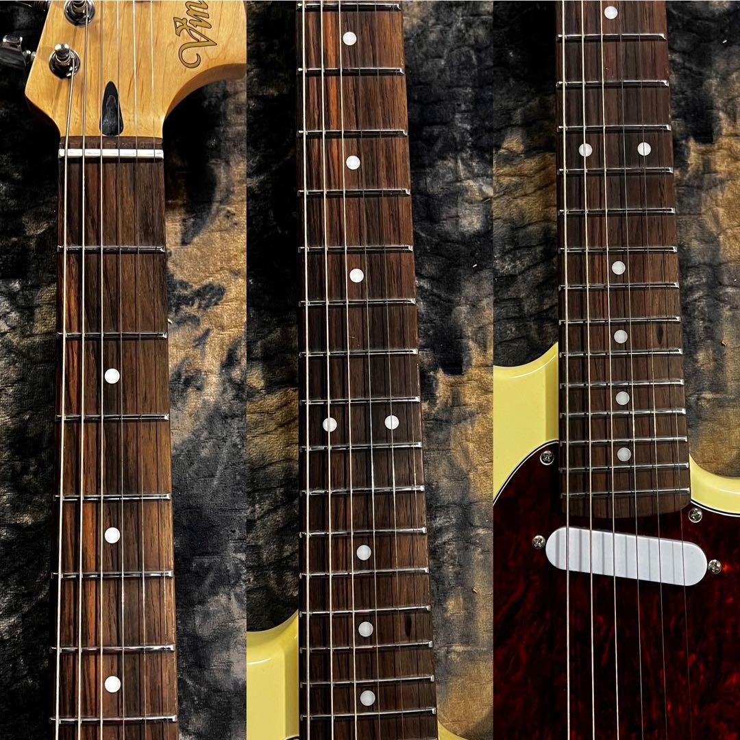 Vintage ムスタング エレキギター クリーム色 管AK