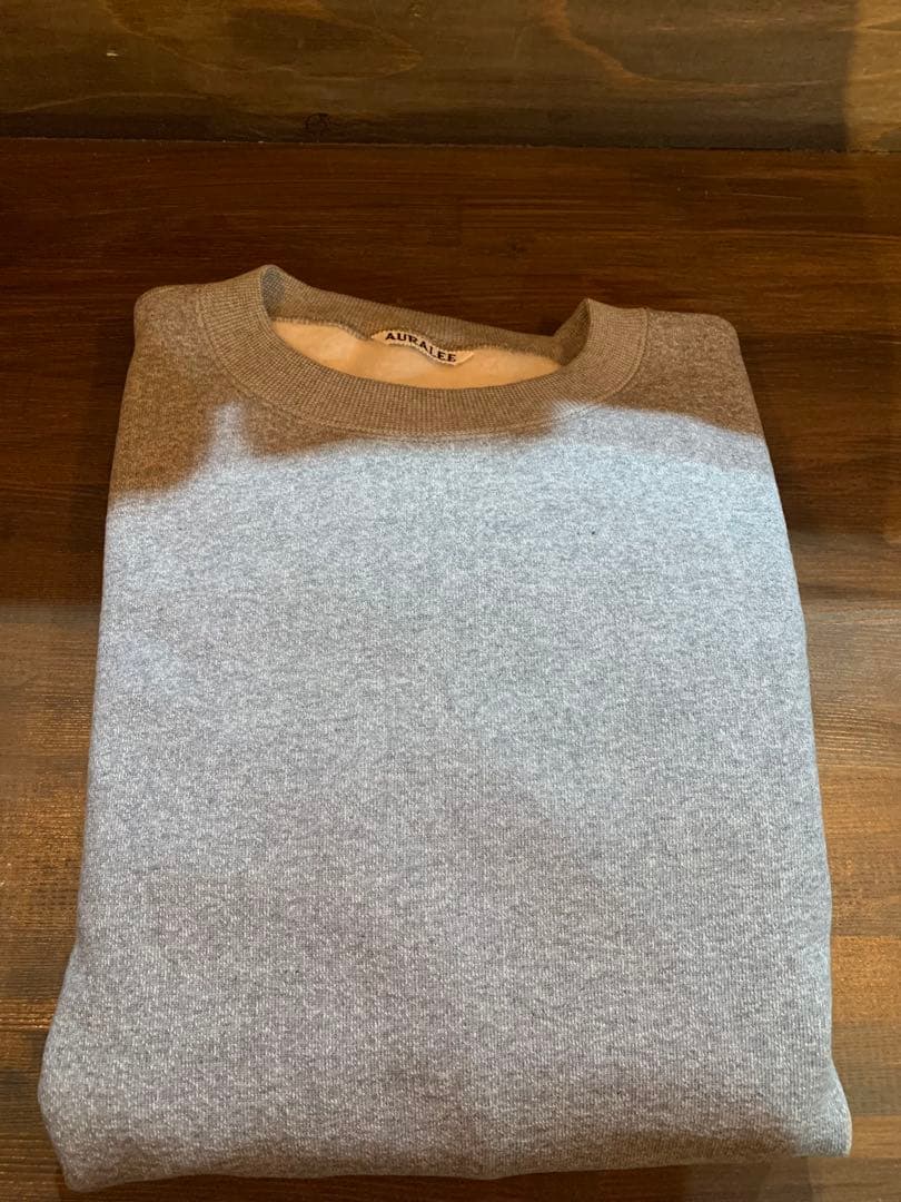 トップス AURALEE SMOOTH SOFT BD SWEAT P/O