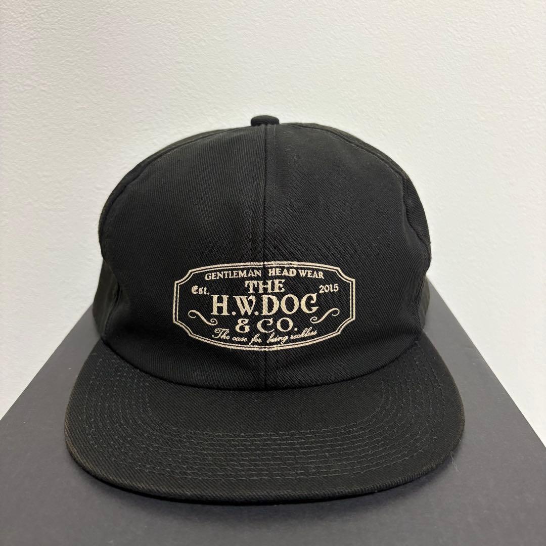 H.W.DOC & CO. ブラックキャップ　40 コットン BLK