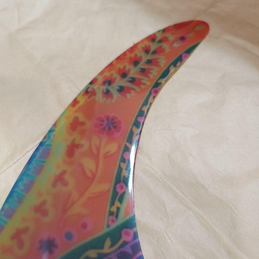 10インチ センターフィン　ロングボード　シングルフィン　アートグラス