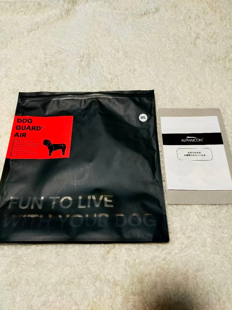 【美品】ALPHAICON　アルファアイコン　ドッグガードエア MLサイズ
