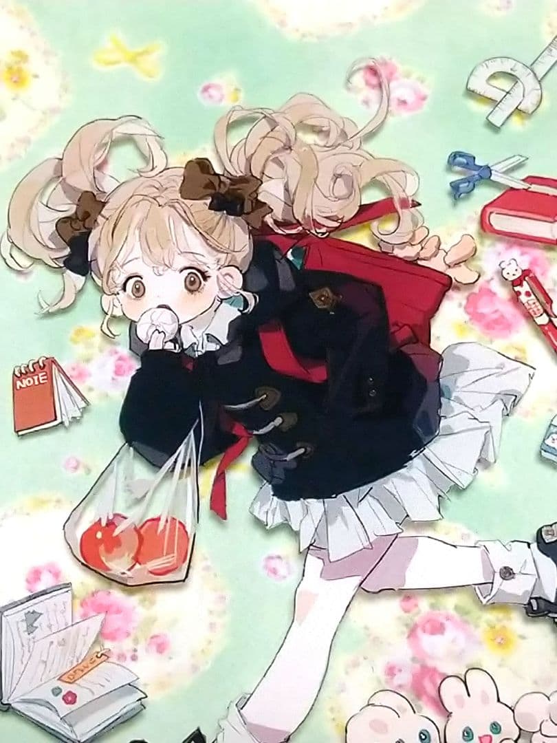 ✩のこり１✩J832＃玩偶派对(PET)普通小狗切り売り海外人物マステ女の子