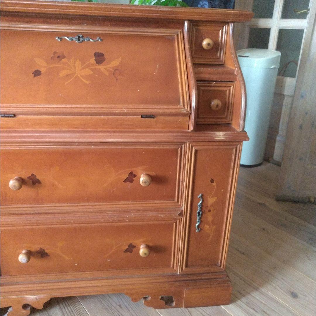 ライティング ビューロー 、木製デスク