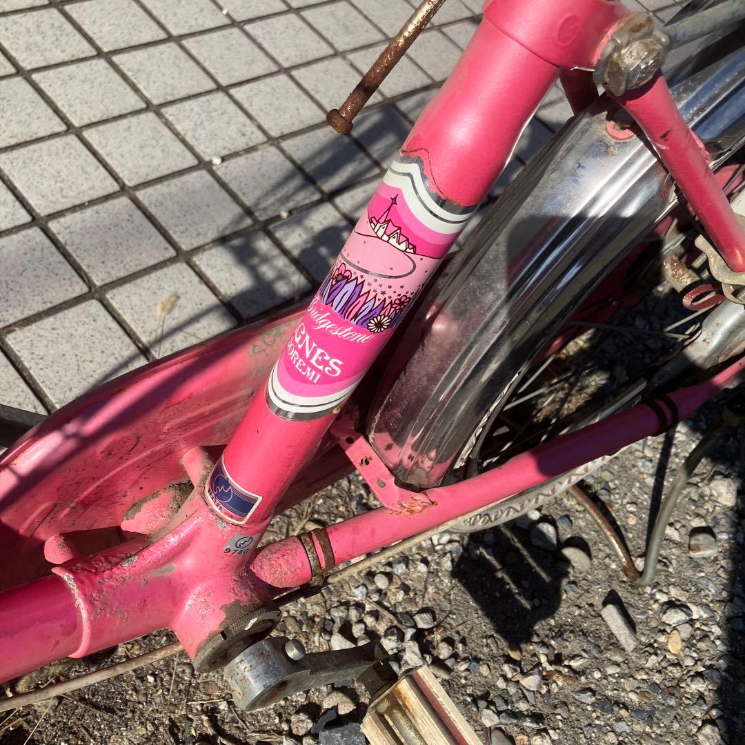 ビンテージ ブリヂストン アグネスチャン 幼児用自転車 アグネスドレミ 当時物