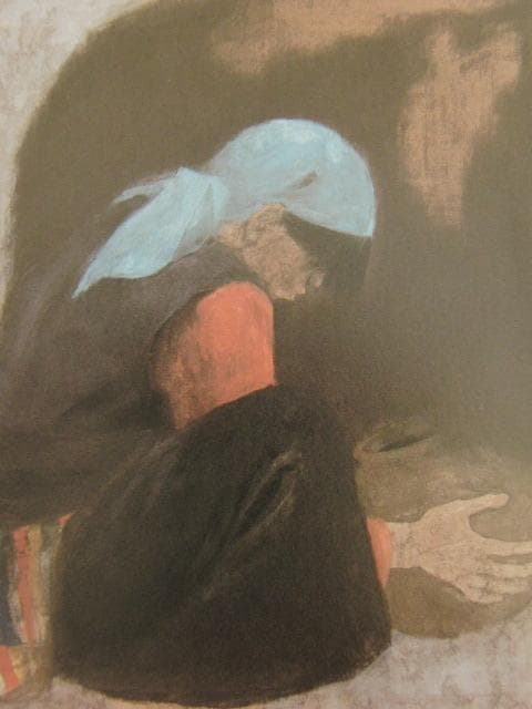 國府克、【さずかりしもの】、希少な額装用画集より、新品額装付