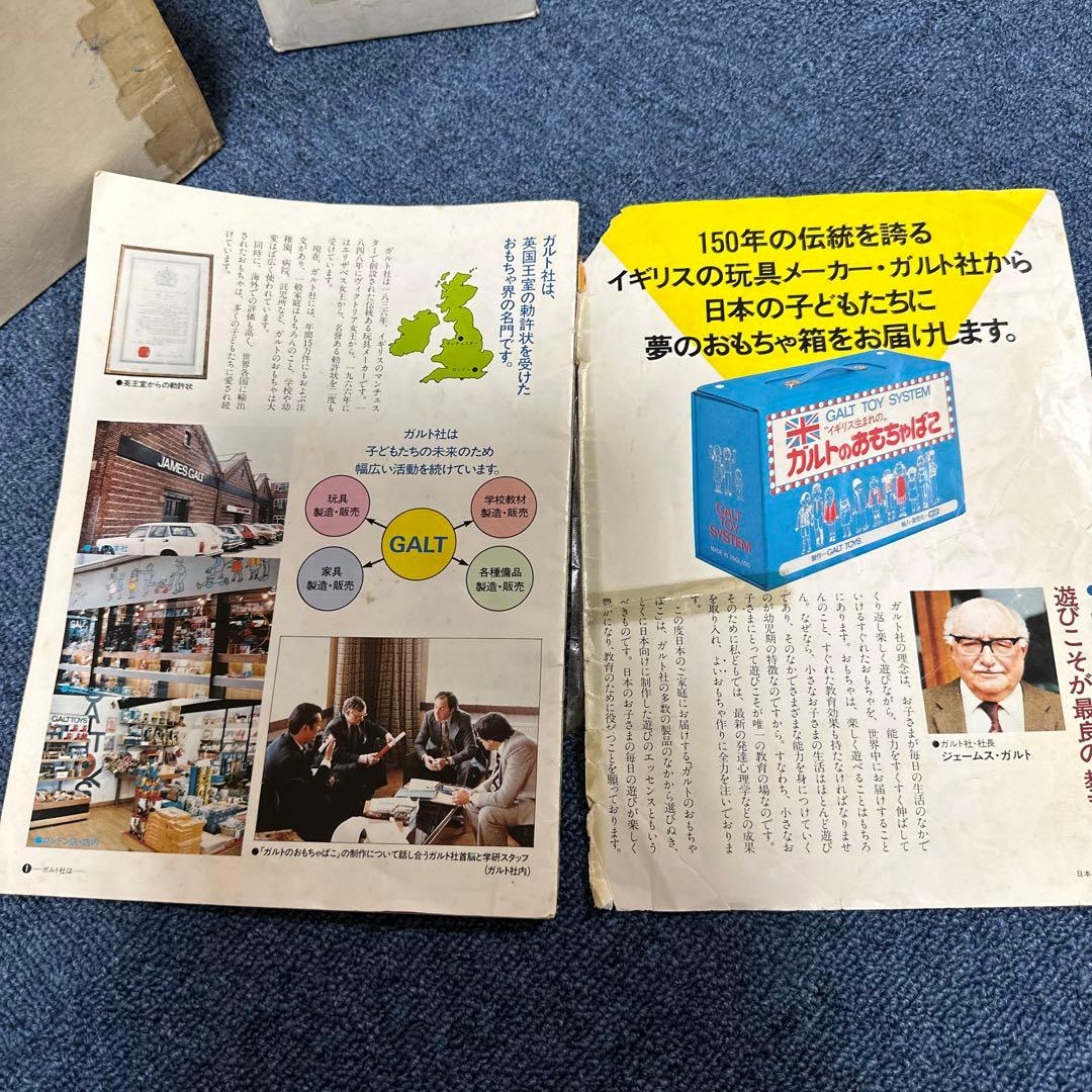 昭和レトロ　おもちゃ　ガルトのおもちゃばこ　知育玩具　ガルト　ガルト社