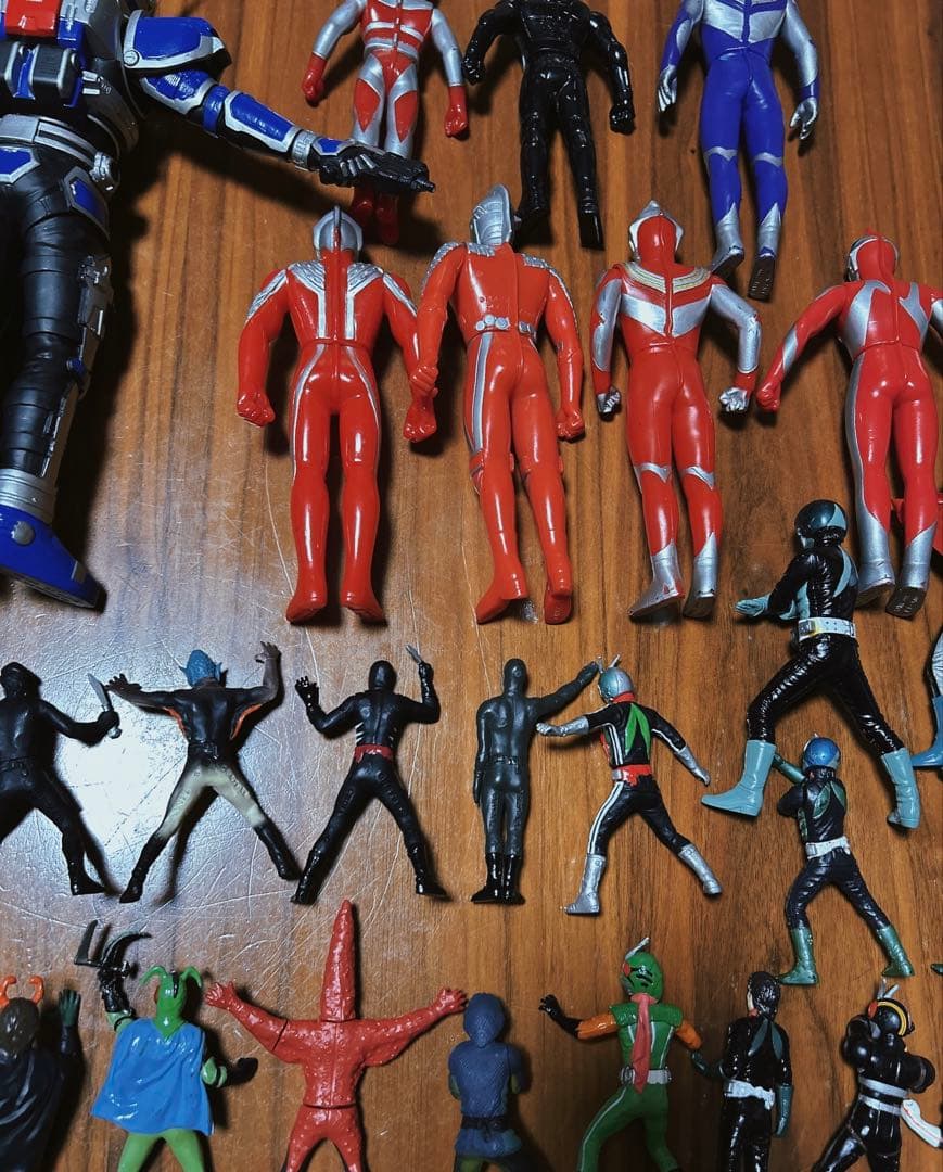 特撮ソフビまとめ売り/ウルトラマン・仮面ライダー等