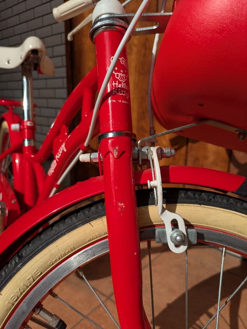 ハローキティ 18インチ　自転車　子供用　サイクルあさひ　幼児　【室内保管】