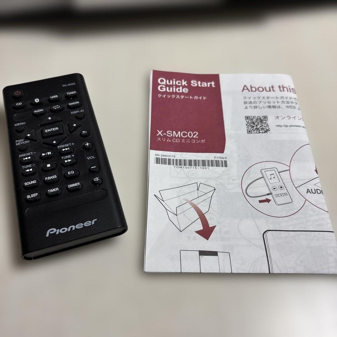 Pioneer X-SMC02 スリムCD ミニコンポ