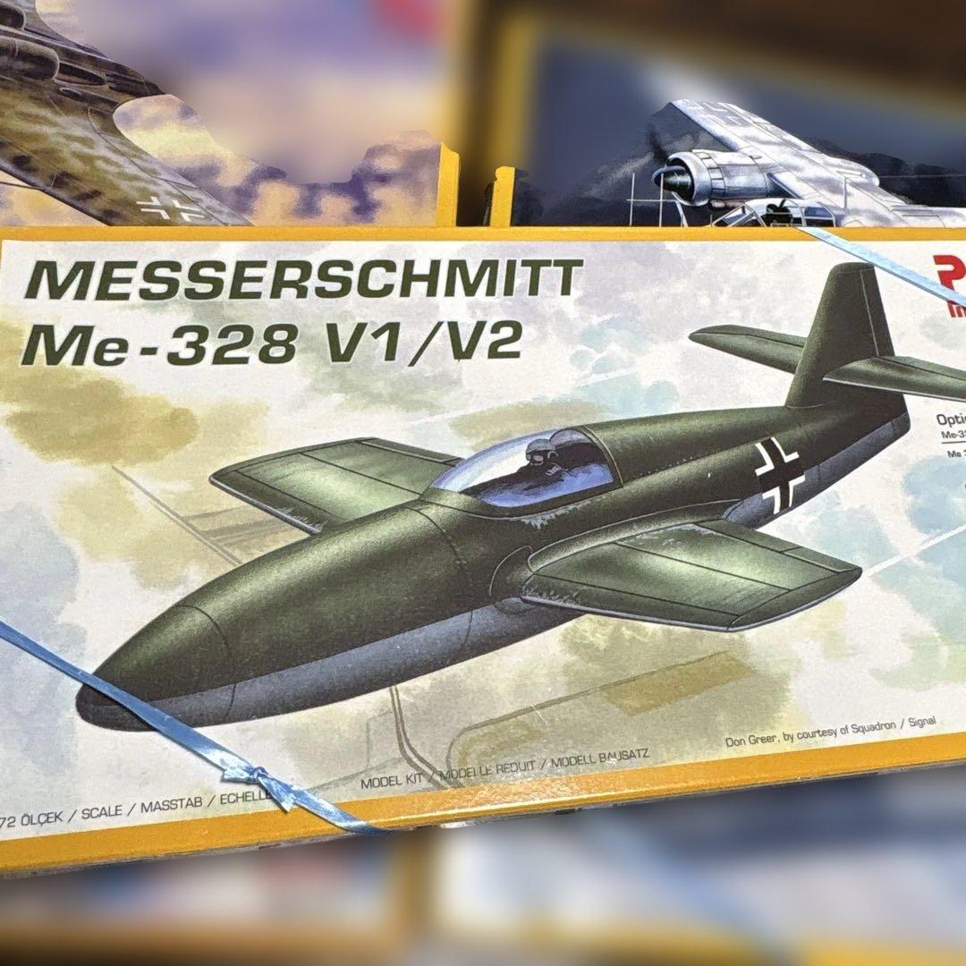 1/72 プラモデル　ドイツ希少戦闘機モデル　５箱