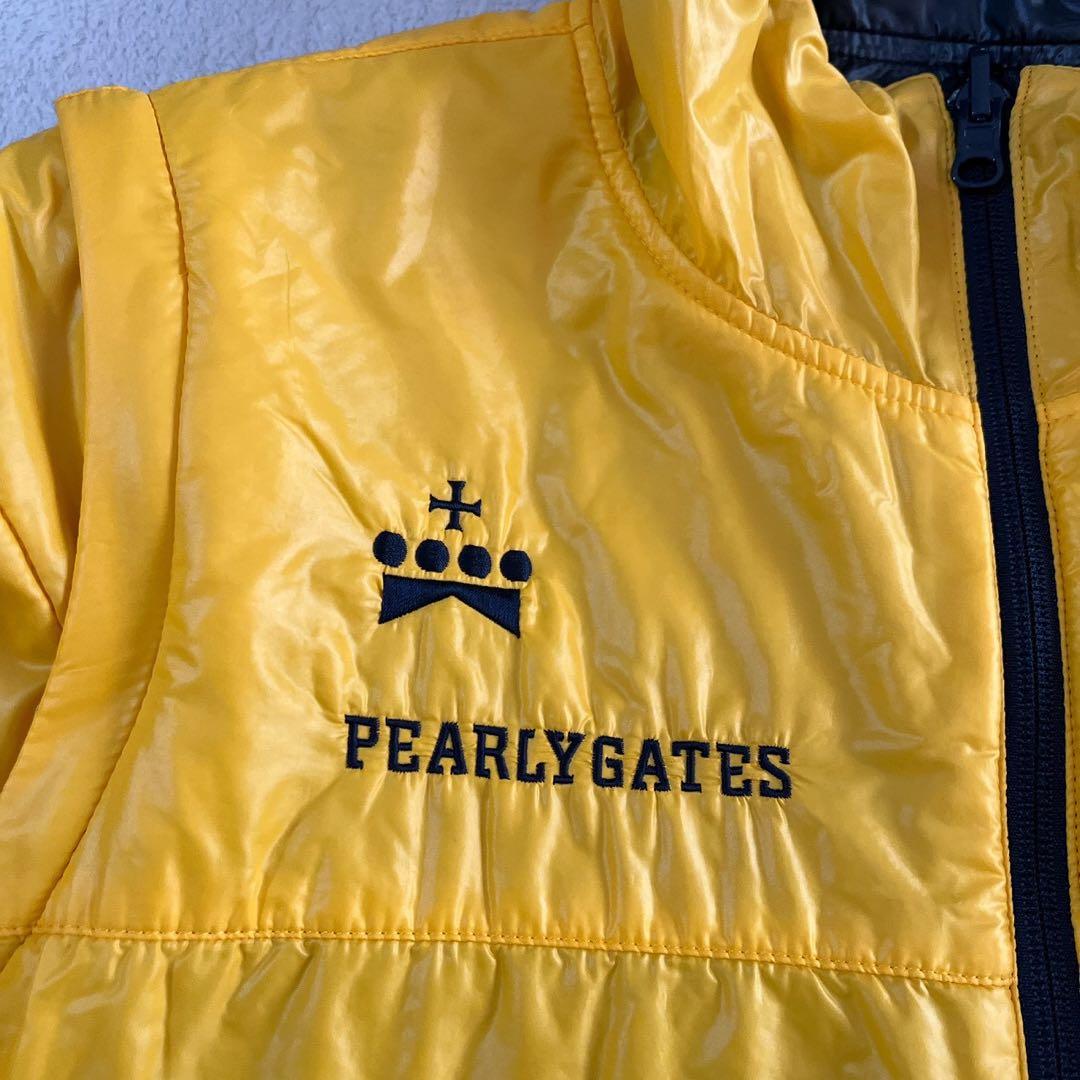 極美品　パーリーゲイツ　リバーシブル　中綿　スニード　ブルゾン　ネイビー