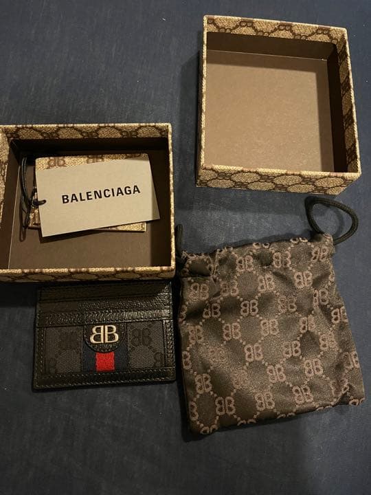 l*u様 バレンシアガ×グッチ コラボ ハッカープロジェクト カードケース