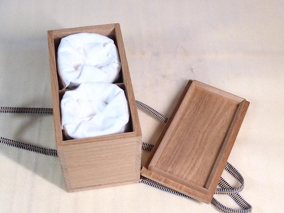 【未使用】京焼/清水焼 京都 平安清鳳 金銀彩羊 茶碗6客 玉露用？干支/未年