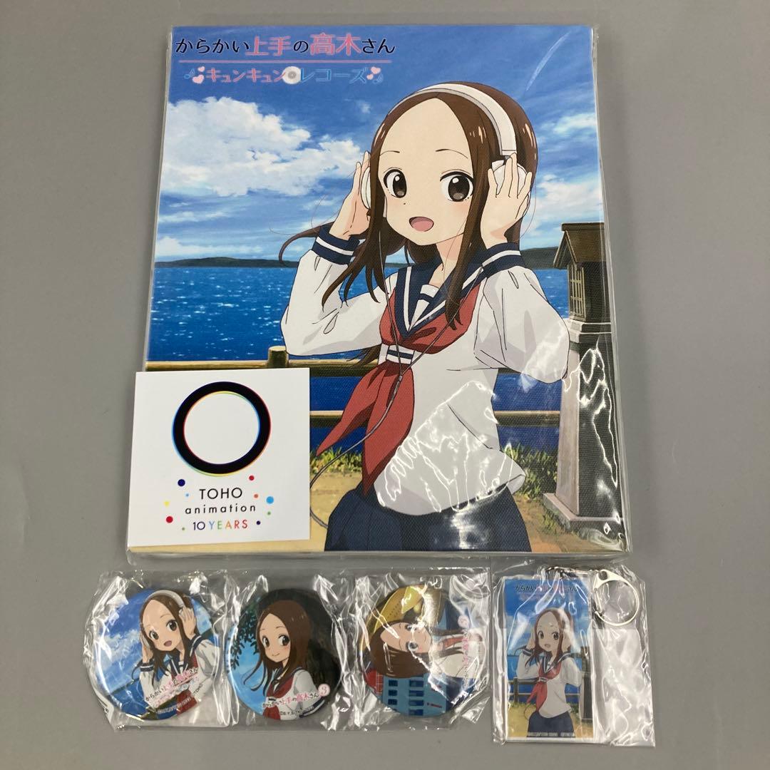 からかい上手の高木さん キャンバスボード キュンレコビジュアル Ver.