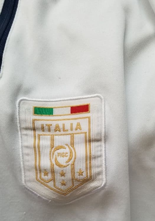 サッカーイタリア代表ウォームアップジャージ、選手仕様、上下