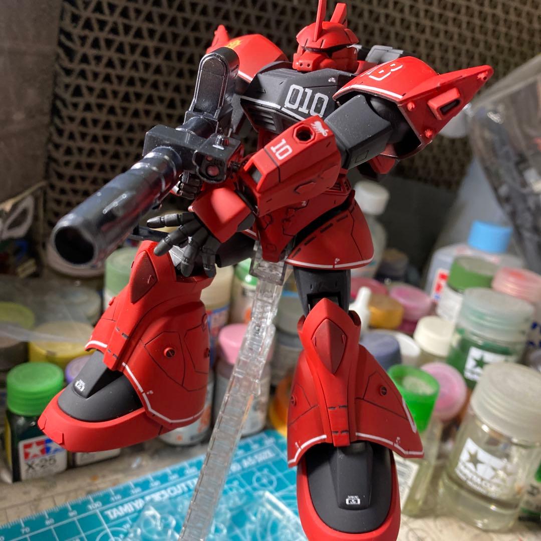 完成品　HGUC ジョニーライデン専用ゲルググ　真紅の稲妻