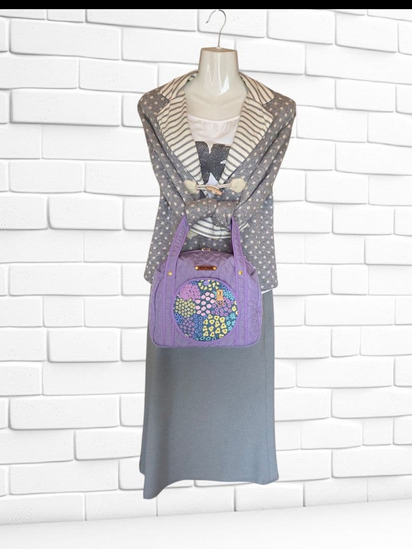 ❣️Ruby ❣️٩(๑❛ᴗ❛๑)۶様　丸型ボストンバッグ(M)　ハンドメイド