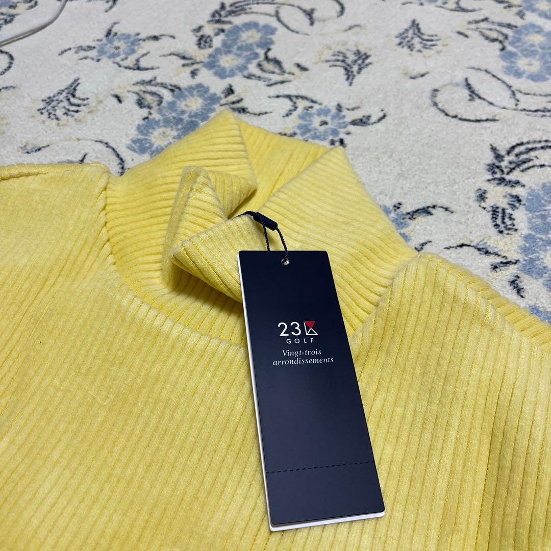 ★２３区ゴルフ　グランサーモリブハイネックニットレディースLサイズ新品★