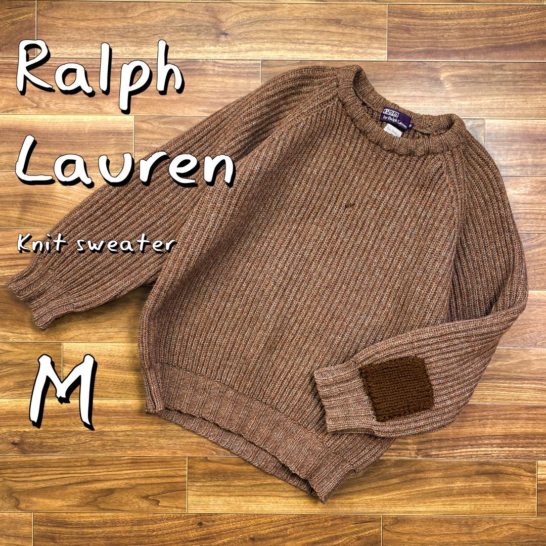 Ralph Laurenラルフローレン 90sウール製フィッシャーマンニットM
