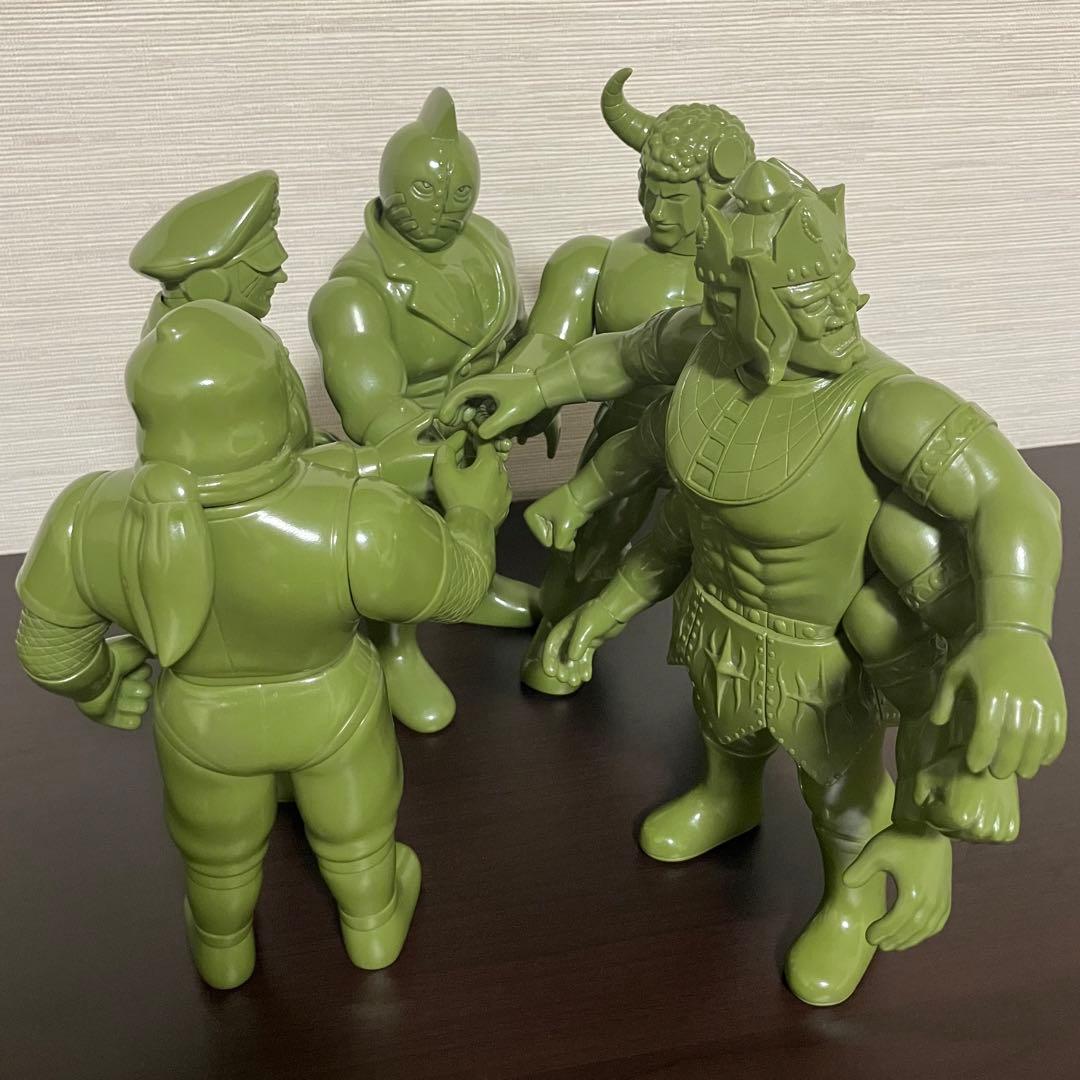 ファイブスタートイキン肉マンソルジャーブロッケンJrアシュラマンキンケシキン消し