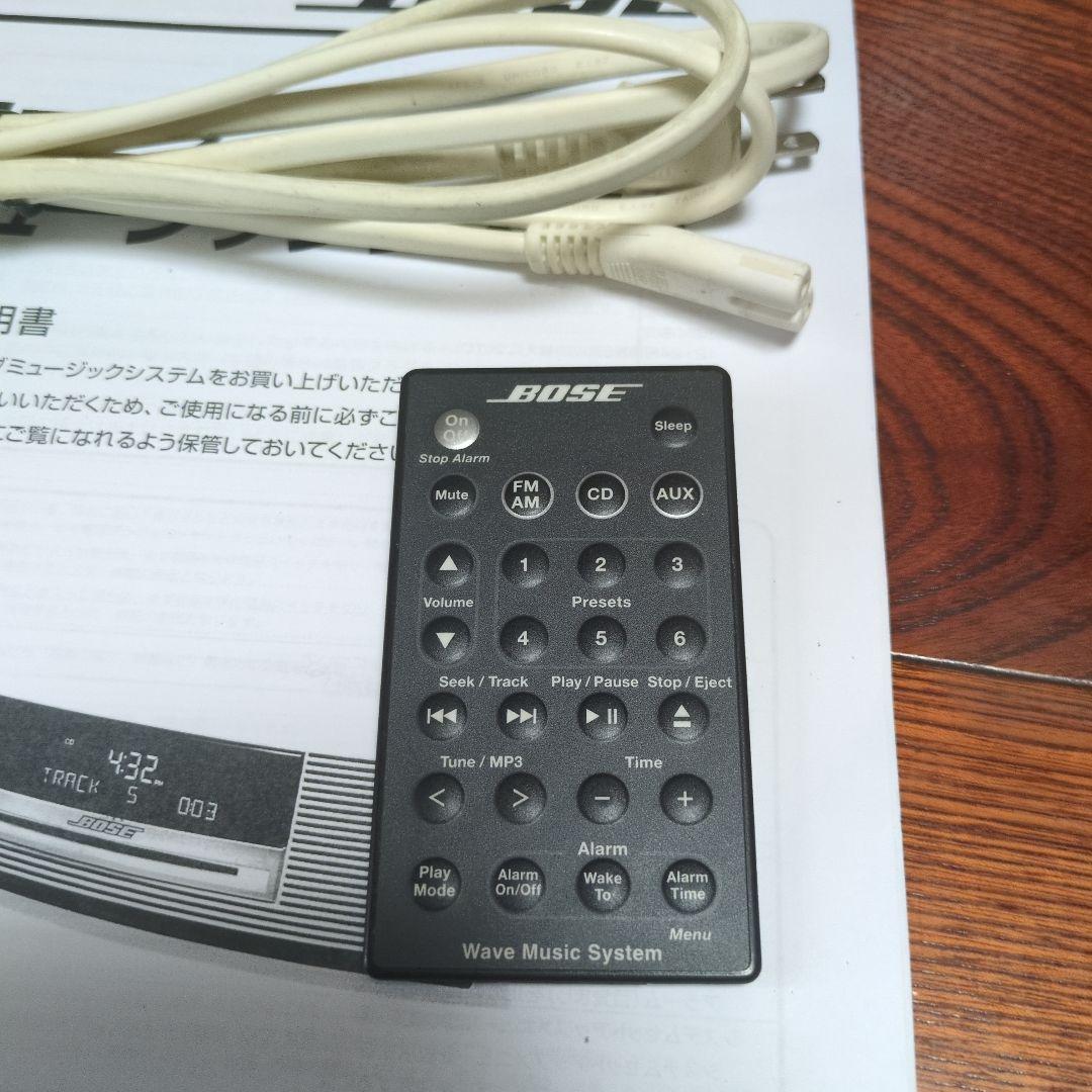 Bose Wave Music System完動美品純正リモコン純正コード取説