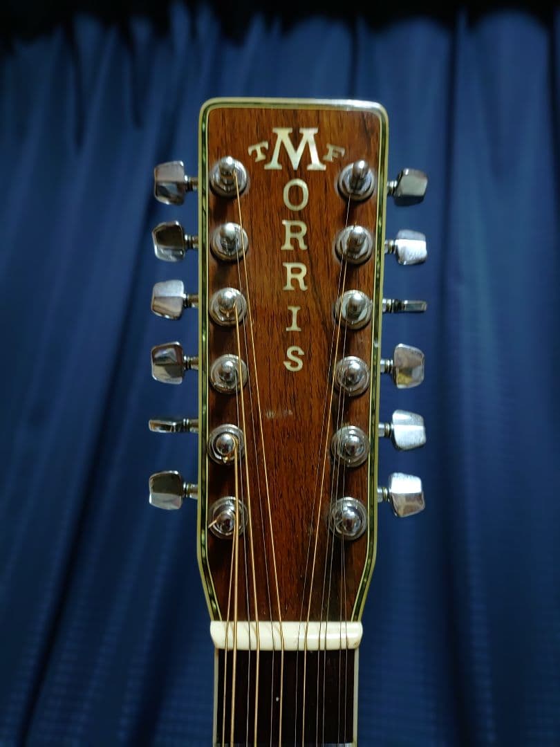 モーリス B-60 12弦 トランスアコースティックギター仕様 ハードケース付き