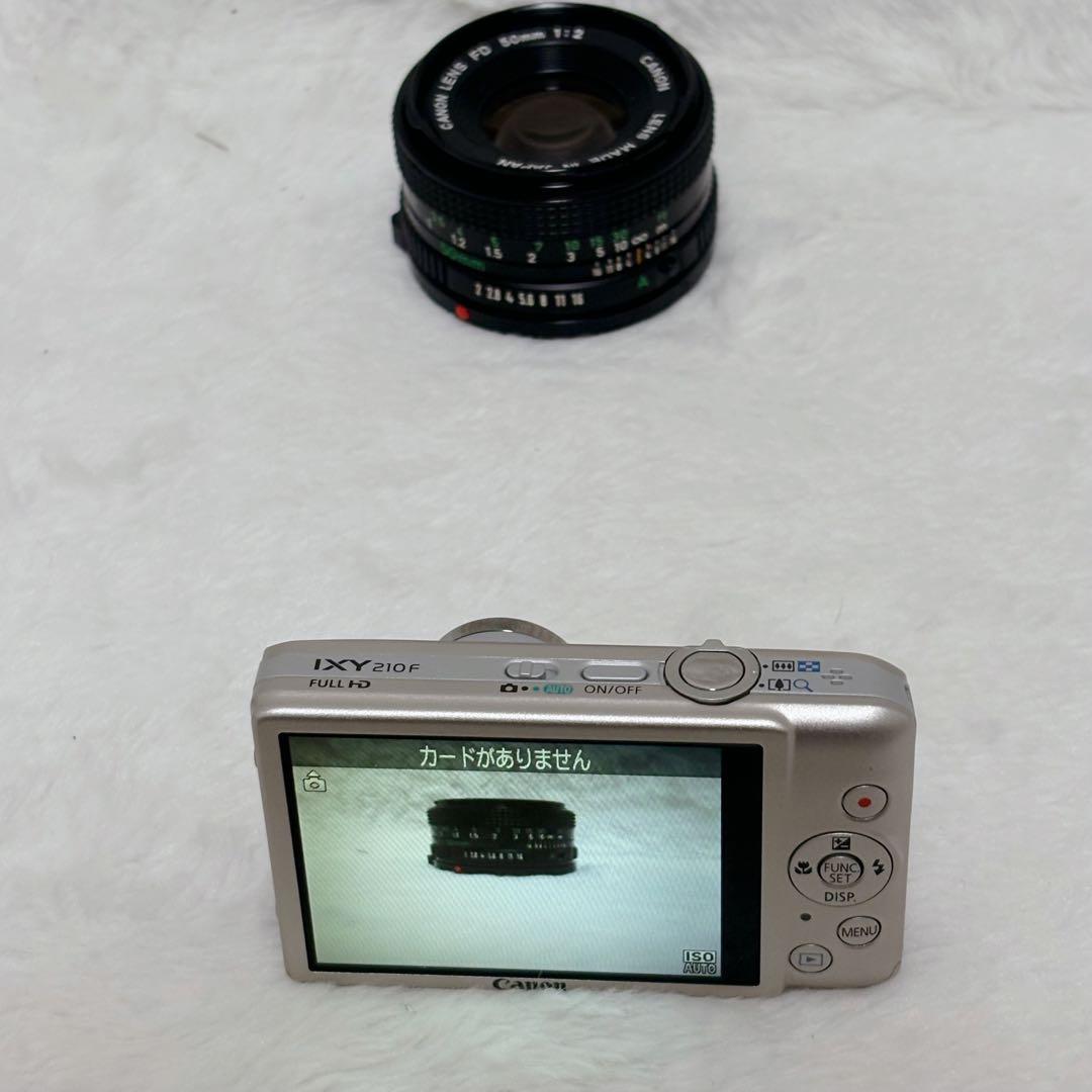 【外観極美品】Canon IXY 210Fコンパクトデジタルカメラ