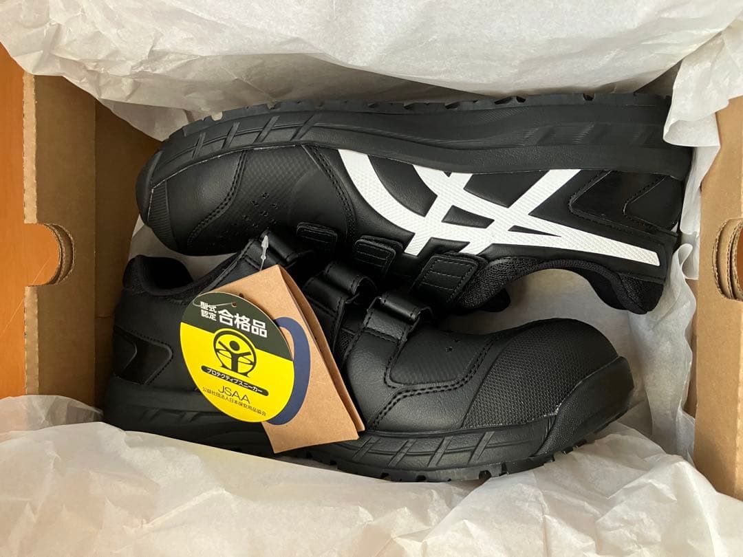 WINJOB CP112 ブラック/ホワイト 26.5cm ワイド