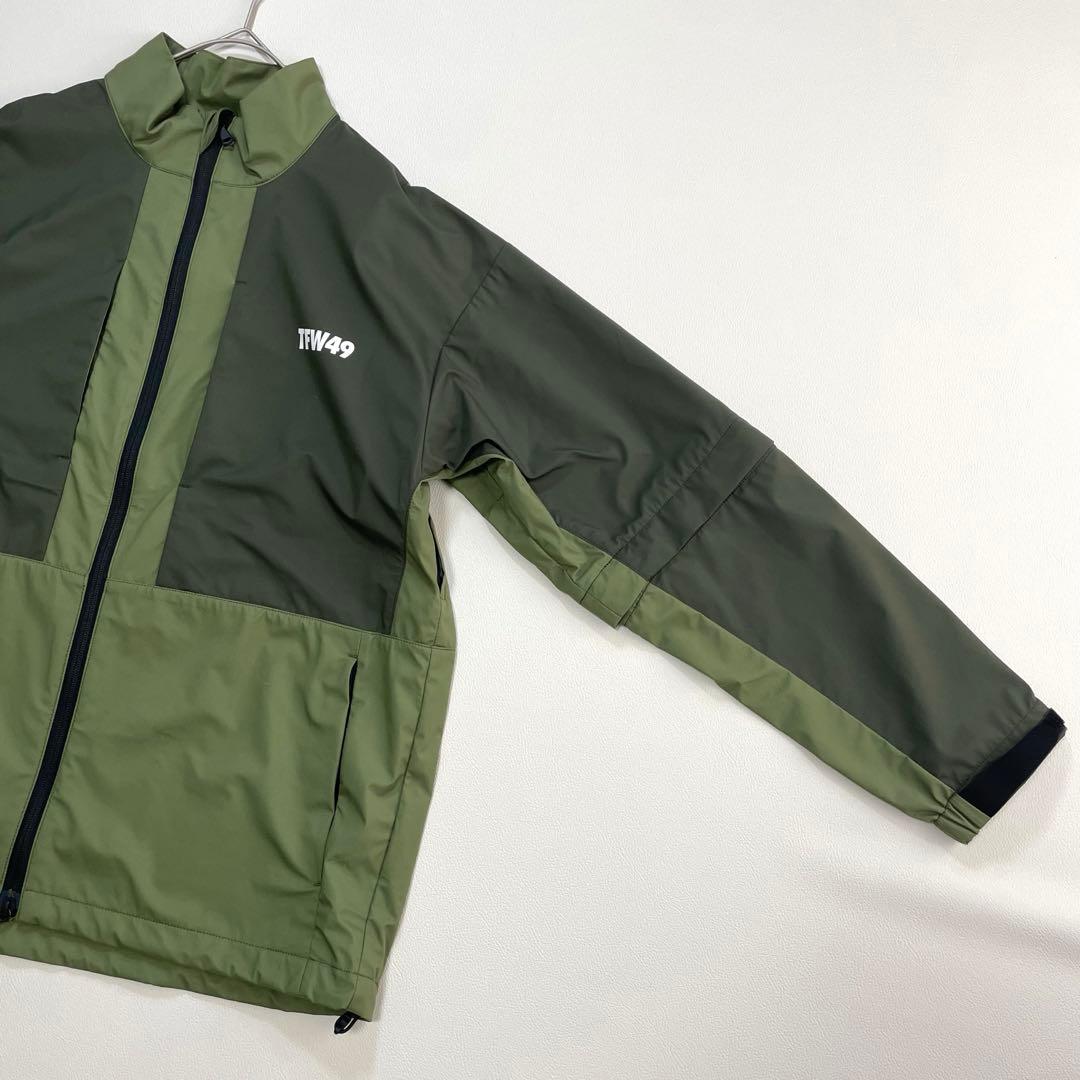 6487 TFW49 ジップアップジャケット　レインウェア　ナイロン