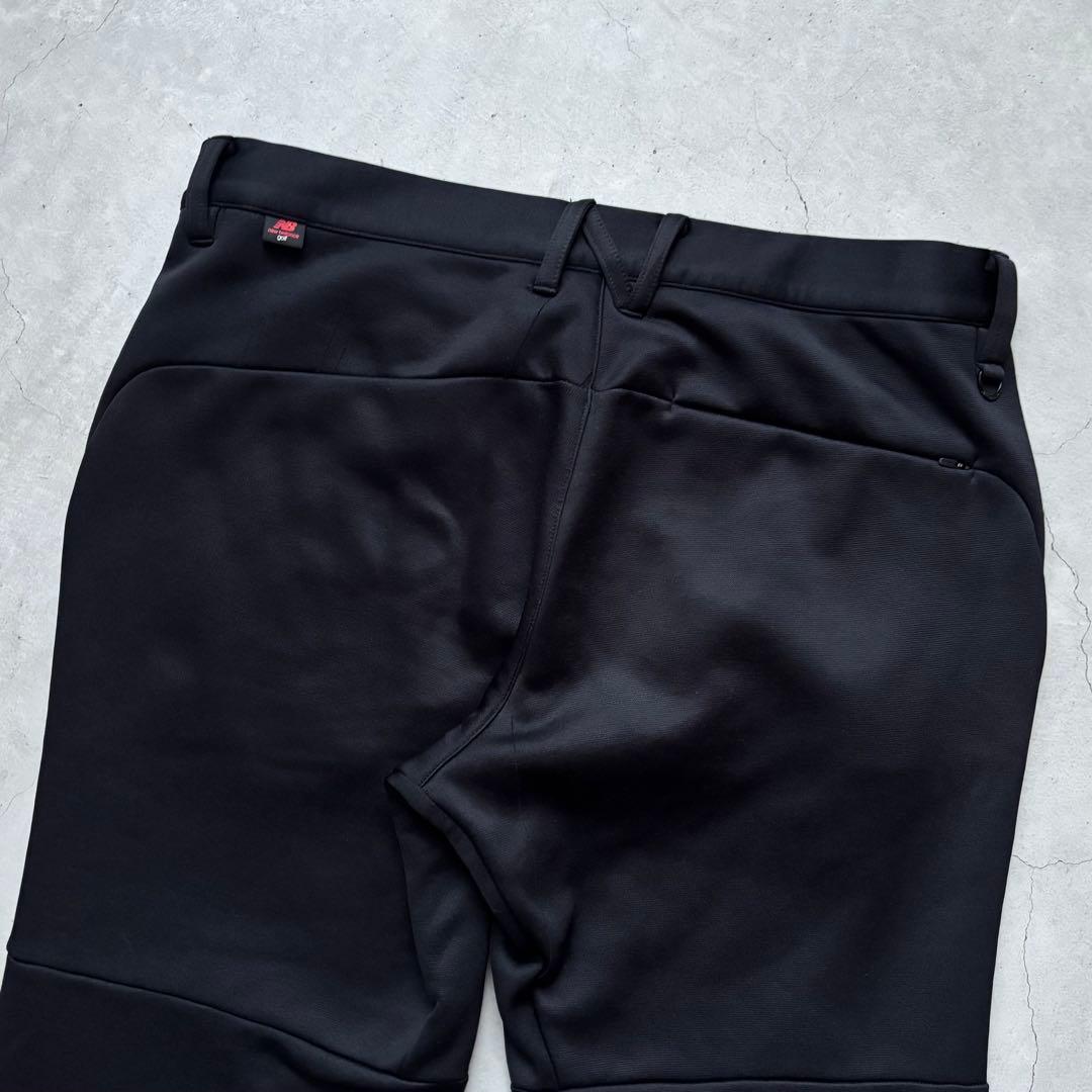 NEW BALANCE GOLF 裏起毛ストレッチパンツ 裾ドローコード ロゴ