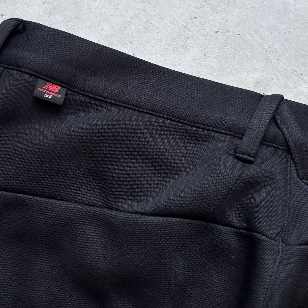 NEW BALANCE GOLF 裏起毛ストレッチパンツ 裾ドローコード ロゴ