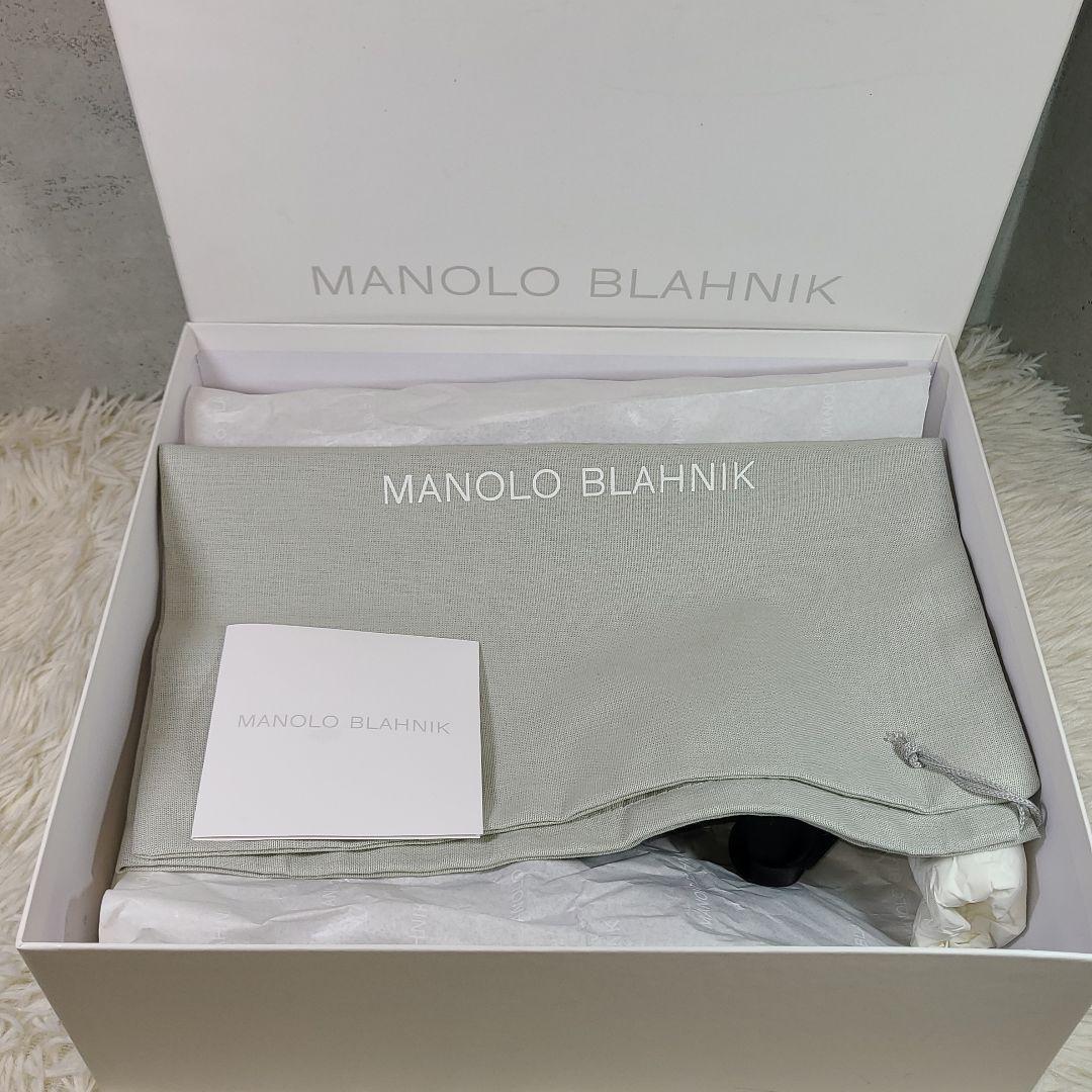 【MANLO BLAHNIK】MISAM　サテンリボン　ハイヒールサンダル