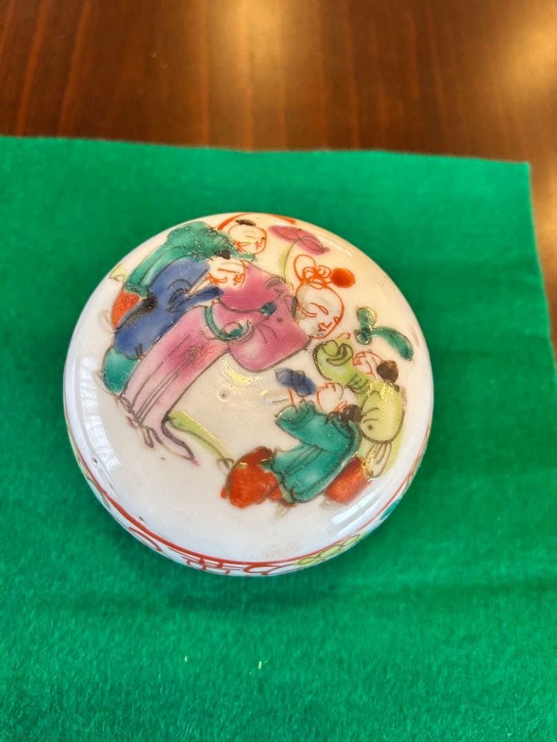 チャイナ図合子( 陶器)