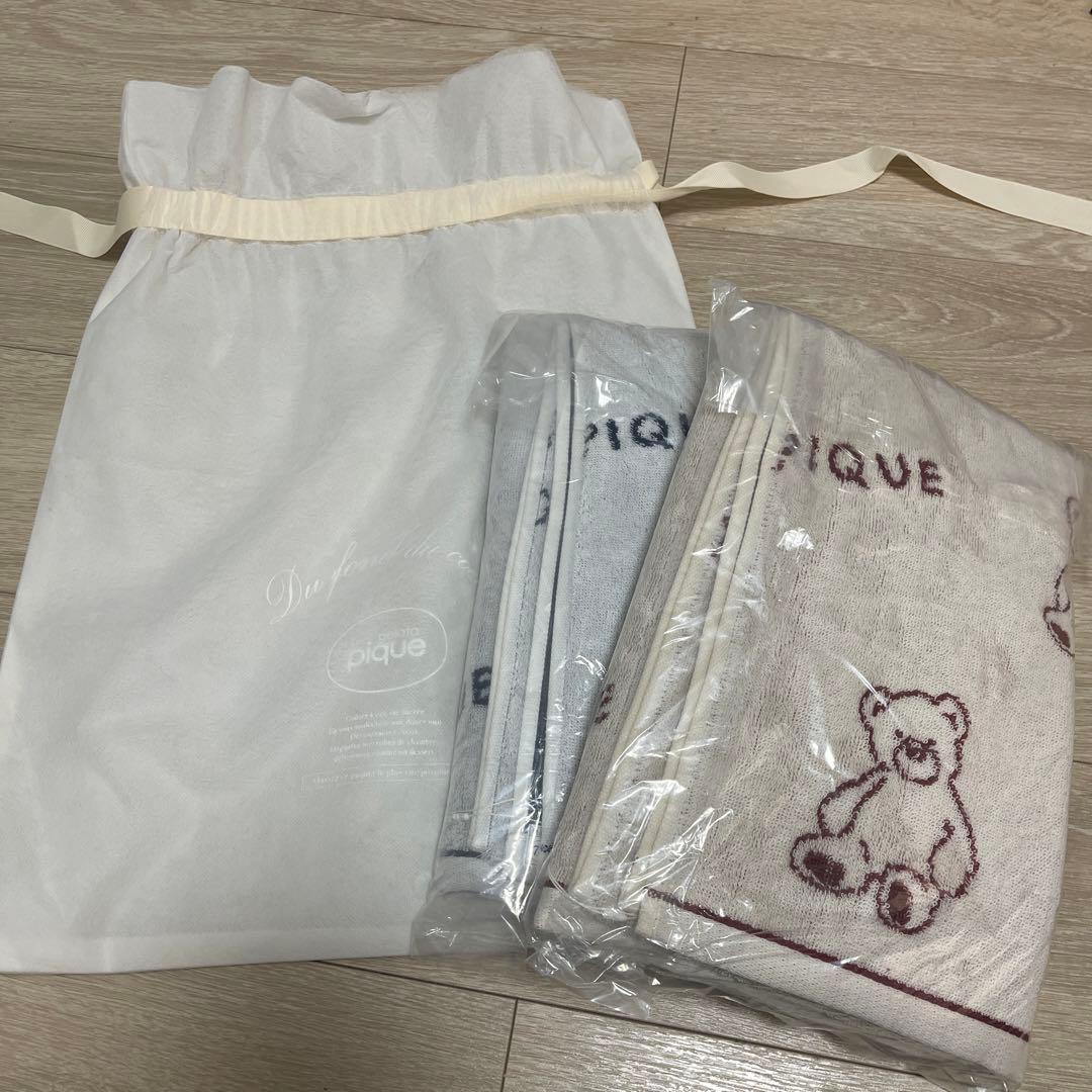 ジェラートピケ　gelato pique バスタオルセット