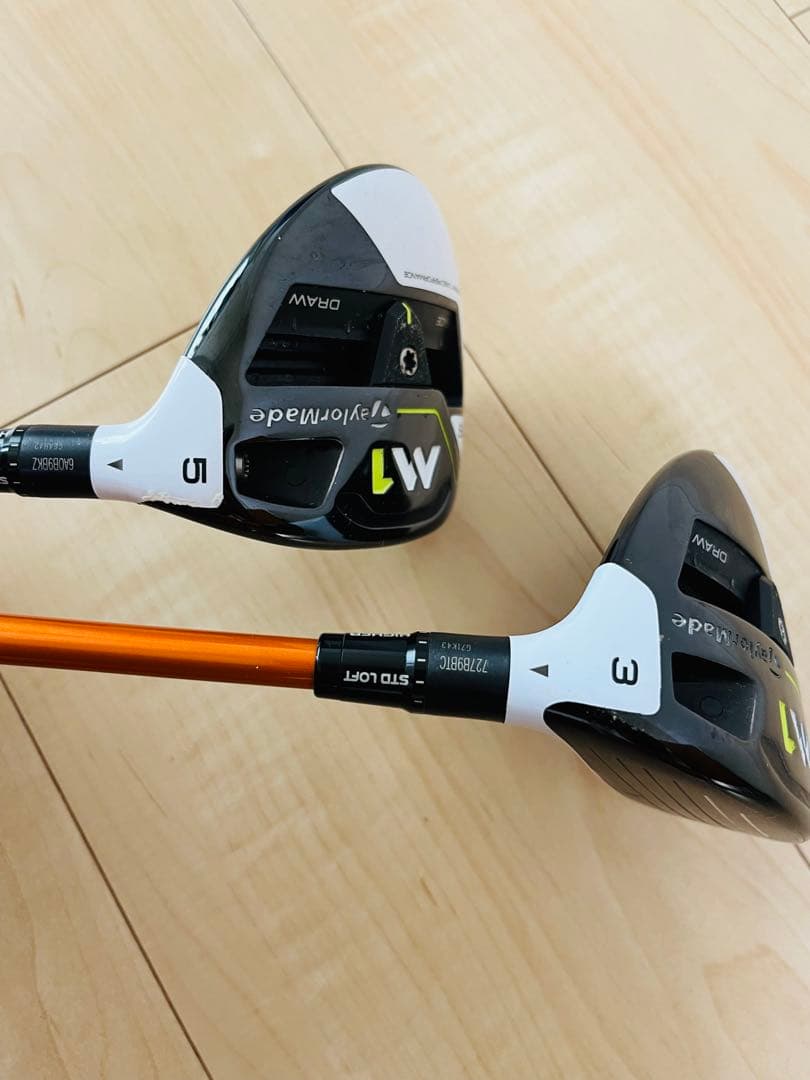 ジュンさん専用テーラーメイド　M1-3w/5w Tour AD DI-5S希少