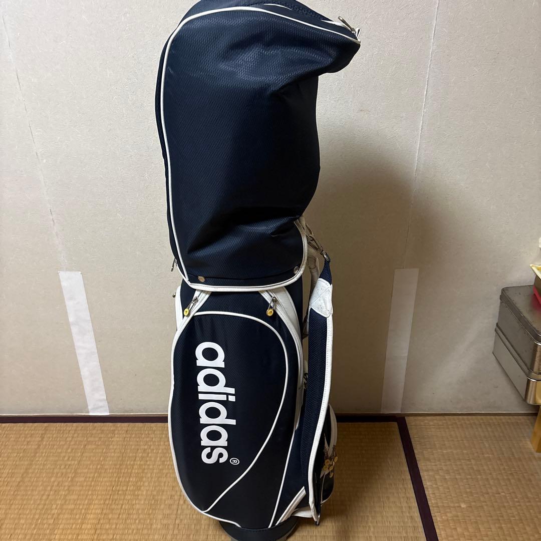 adidas キャディバッグ ネイビー　レディース用