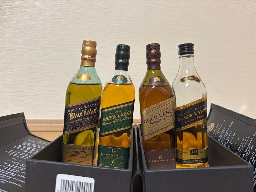 【激レア】ジョニーウォーカー コレクションセット 200ml×4