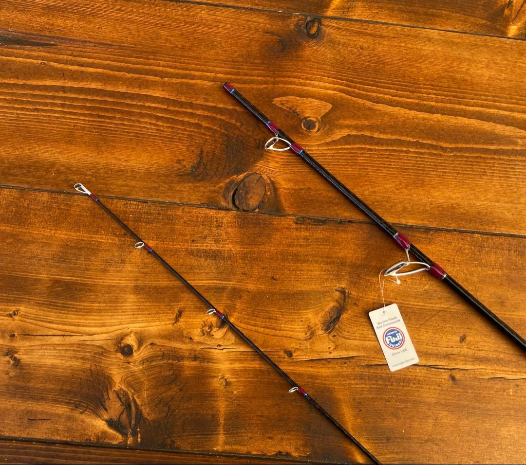 釣り竿セット　ジギングロッド　スピニングパックロッド　Fujiガイド タイラバ