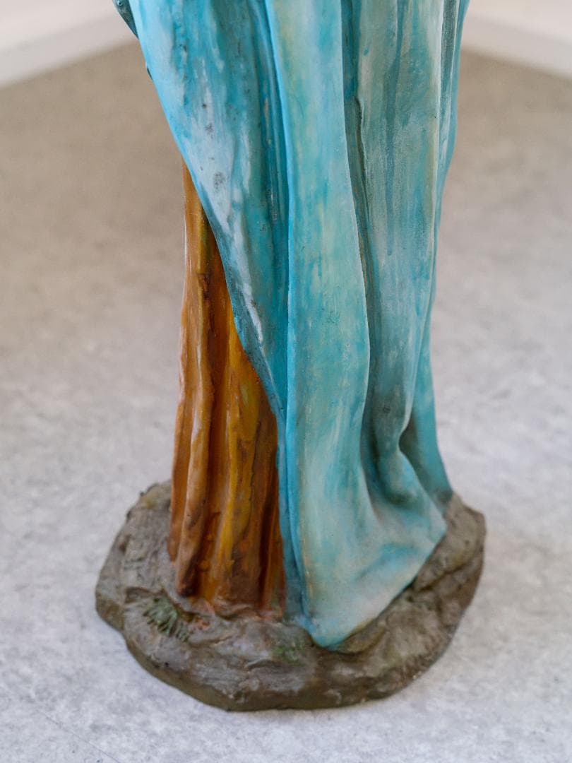 イエス・キリスト像 Jesus Statue アンティーク 木彫り彫刻