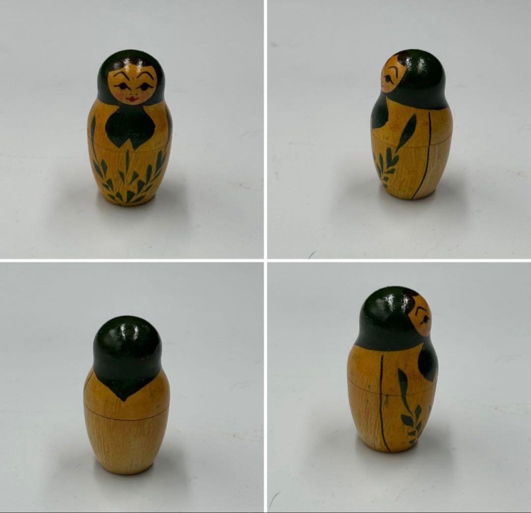 激レア❗️ソビエト時代　アンティーク　会社不明。マトリョーシカ4組。長期保存
