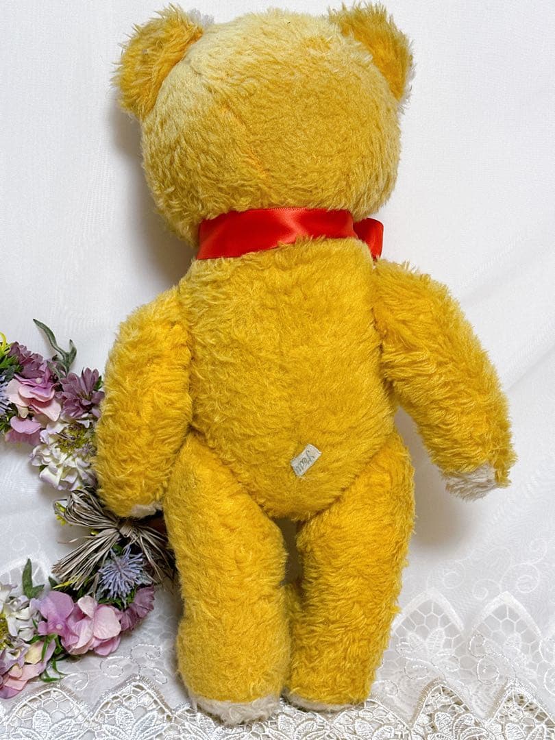 まんまる君 様✨希少✨❤️黄色いにっこりペディグリーベア❤️アンティークテディベア